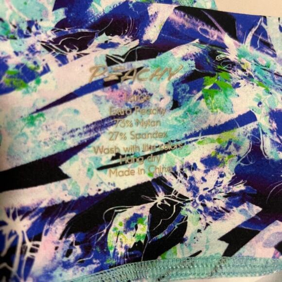 Peachy Athletics Culo Fresco Shorts Extra Peachy Booty Shorts Large - Picture 3 of 3